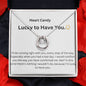 Lucky To Have You - Horseshoe Necklace - Home and Galaxy