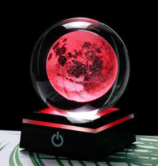 Creative Luminous Galaxy Crystal Ball Desktop Decoration - Home and Galaxy