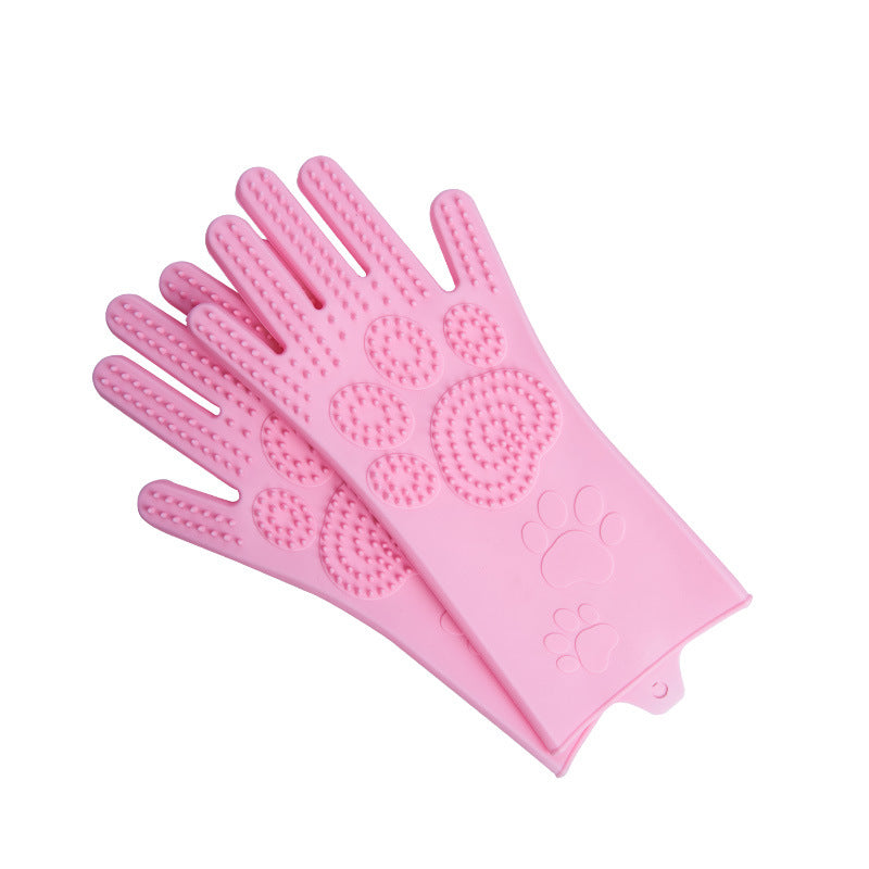 Silicone Heat-resistant Cleaning Brush Scrubbing Gloves - Home and Galaxy