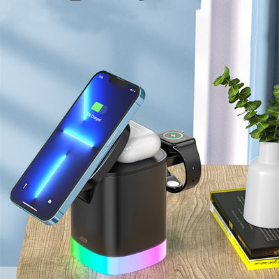 3 In 1 Magnetic Wireless Fast Charging Station - Home and Galaxy