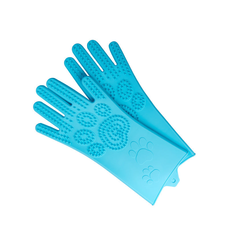 Silicone Heat-resistant Cleaning Brush Scrubbing Gloves - Home and Galaxy