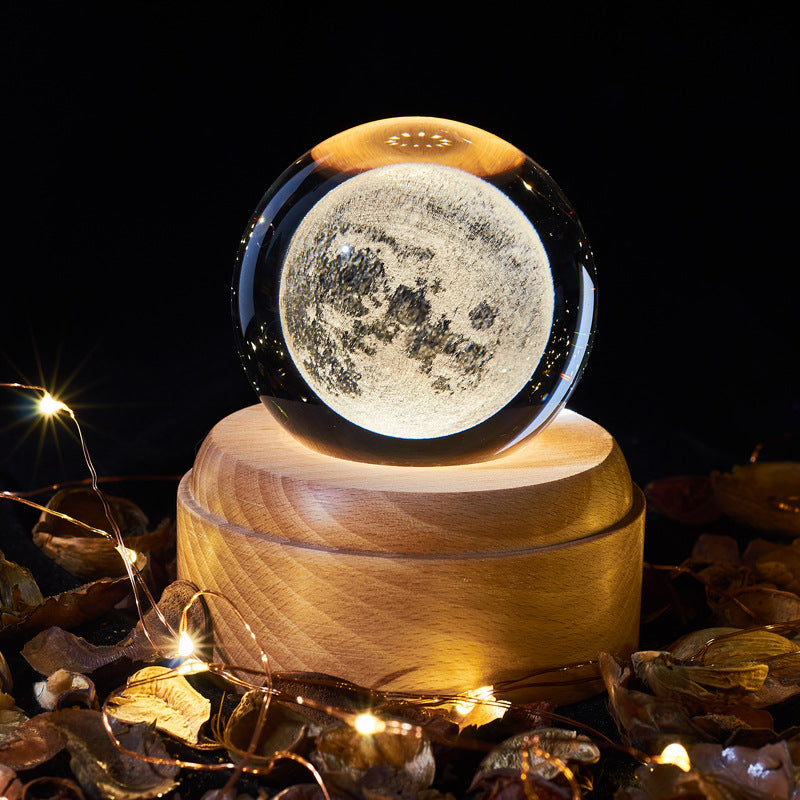 Simple Creative Crystal Ball Moon - Home and Galaxy