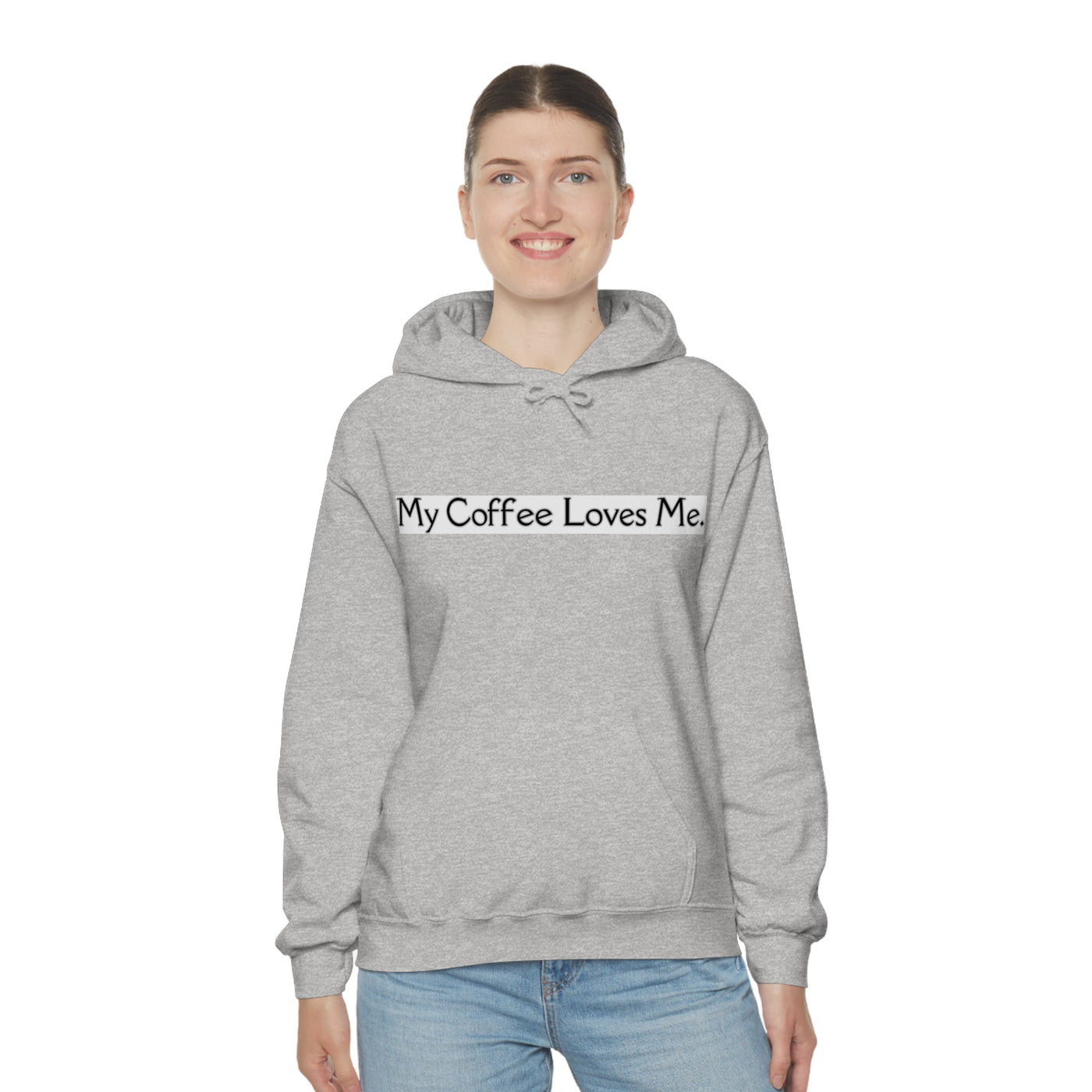 Heavy Blend Drawstring Hooded Sweatshirt with Front Pocket - Home and Galaxy