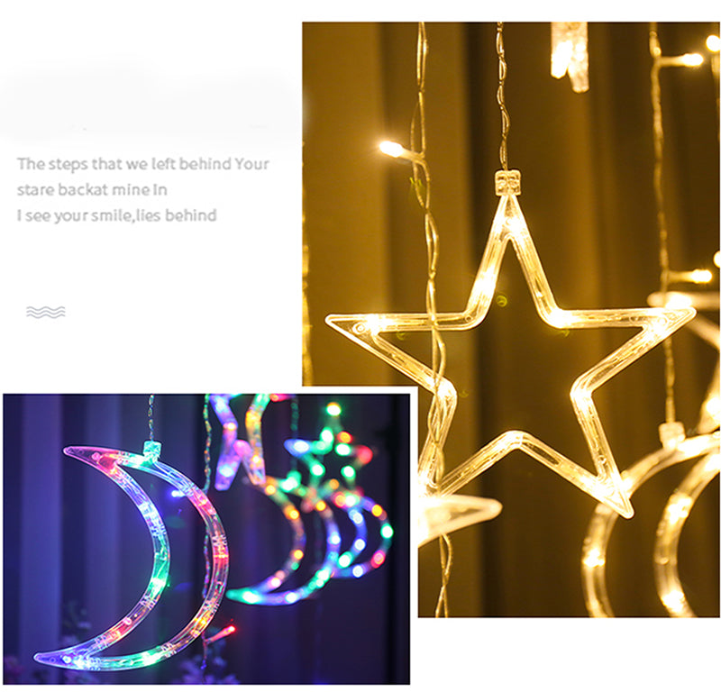 Hanging Moon Star Lamp - Home and Galaxy