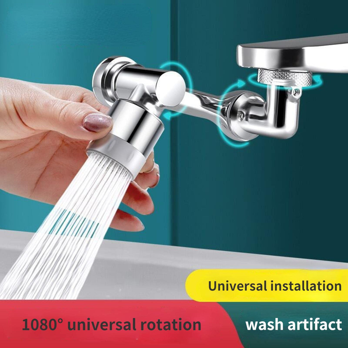 Universal 1080 Multifunction Swivel Faucet Aerator Faucet Extender - Home and Galaxy