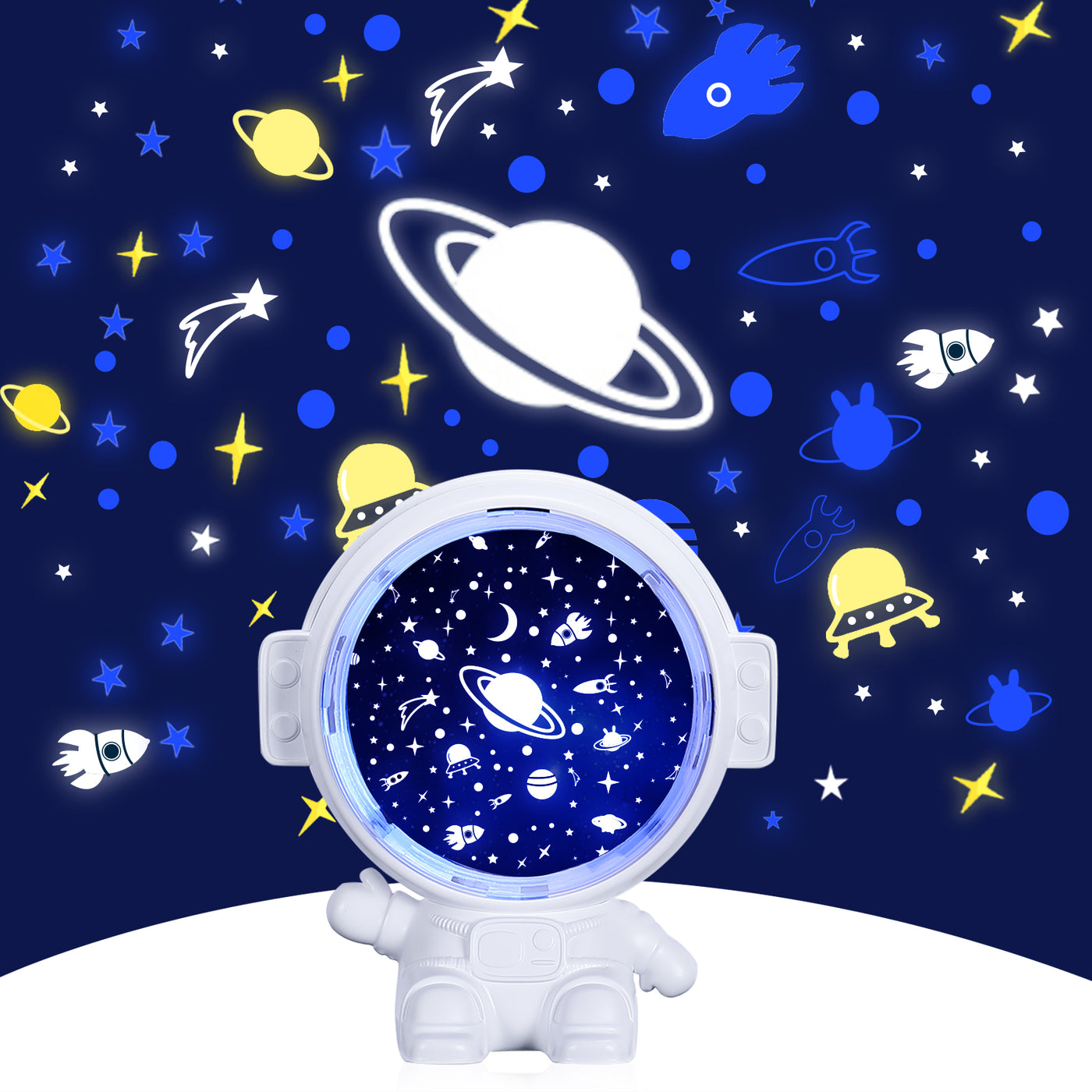 Galaxy Star Projector Starry Sky Night Light Astronaut Lamp - Home and Galaxy