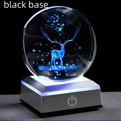 Creative Luminous Galaxy Crystal Ball Desktop Decoration - Home and Galaxy