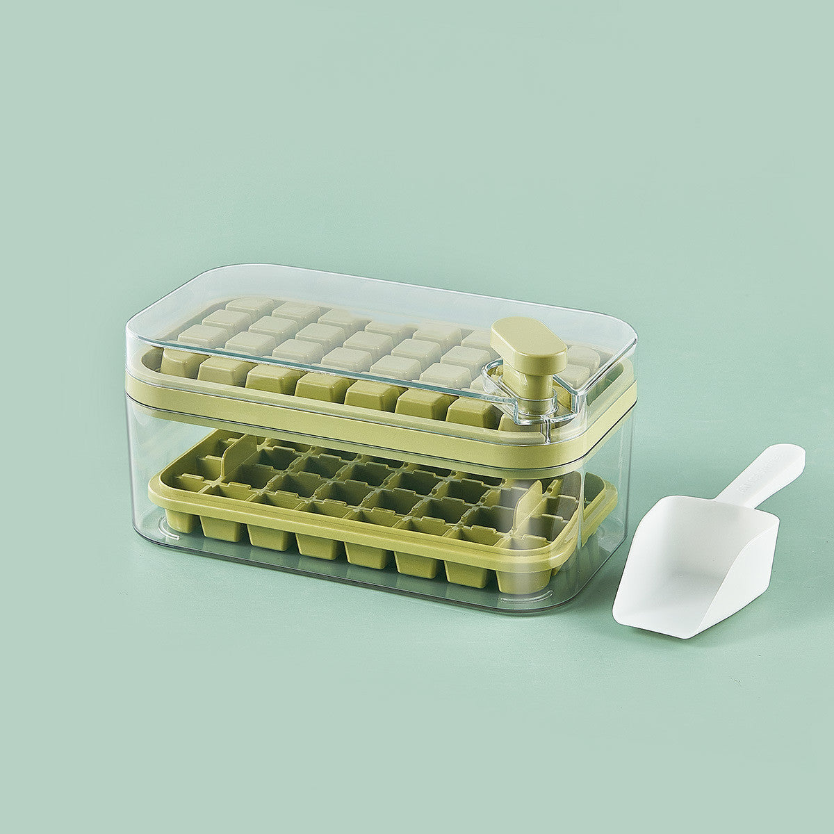 One-button Press Type Ice Cube Maker - Home and Galaxy