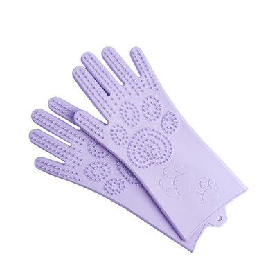 Silicone Heat-resistant Cleaning Brush Scrubbing Gloves - Home and Galaxy