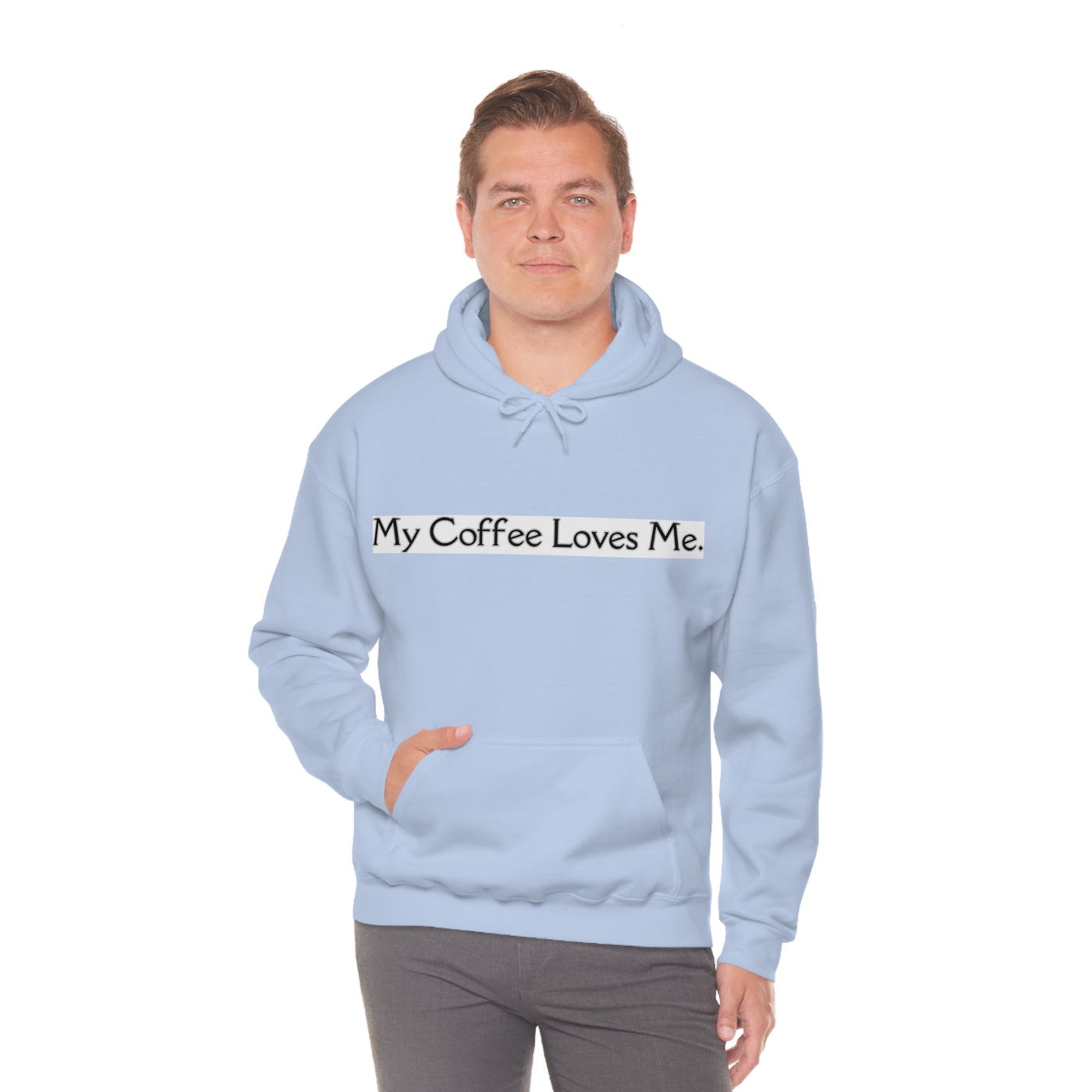 Heavy Blend Drawstring Hooded Sweatshirt with Front Pocket - Home and Galaxy