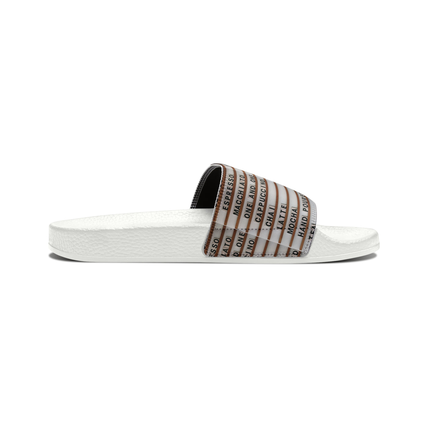 Coffee Lovers. Men's Slide Sandals - Home and Galaxy