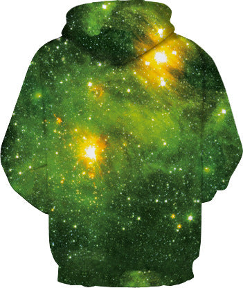 Drawstring Hooded Sweatshirt Green with Front Pocket - Home and Galaxy