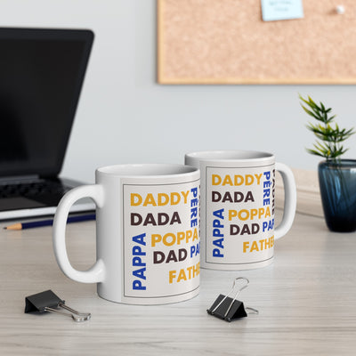 Dada Poppa Mug, (11oz, 15oz) - Home and Galaxy