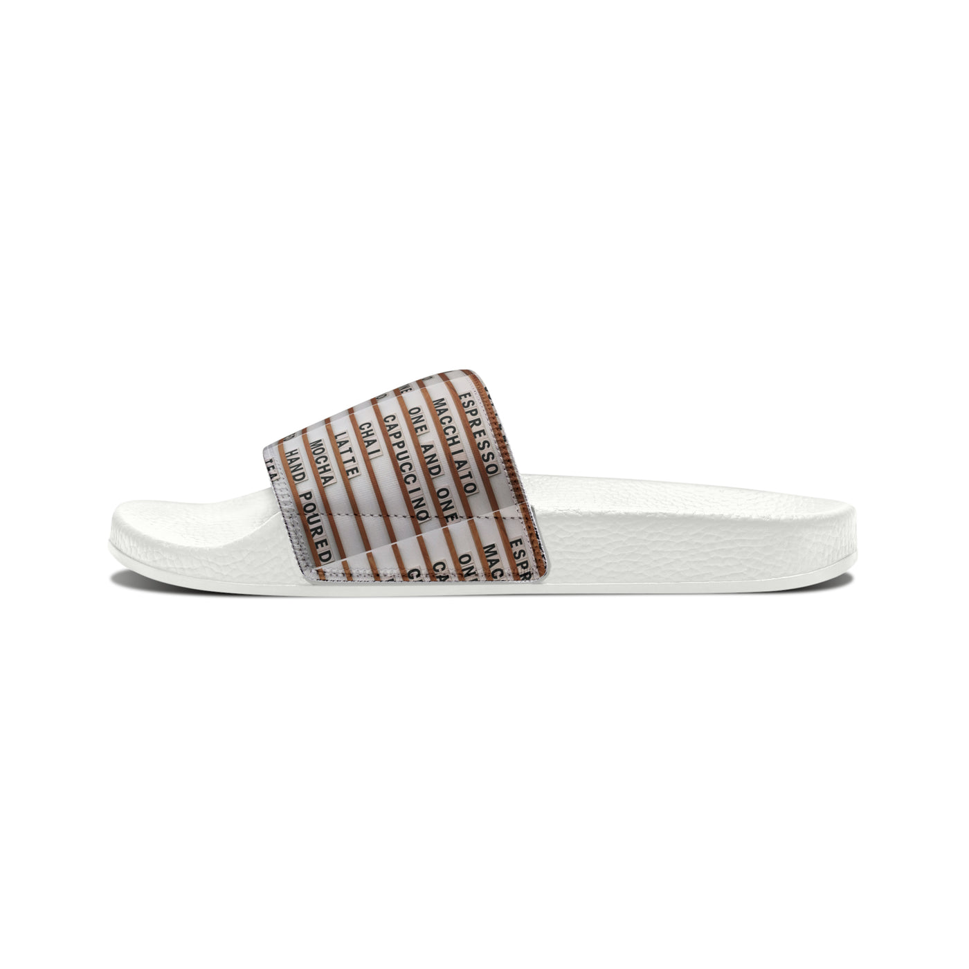 Coffee Lovers. Men's Slide Sandals - Home and Galaxy