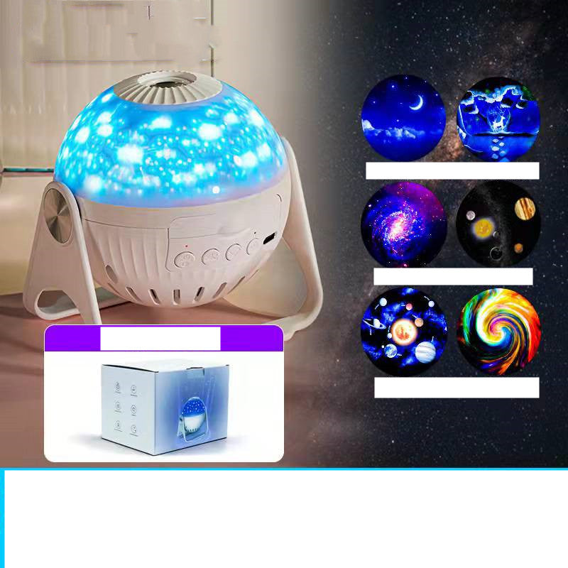 Galaxy Projector Starry Sky Projection Bedroom Bedside Night Light - Home and Galaxy