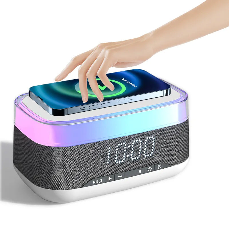 Intelligent Multifunctional Atmosphere Night Light Bluetooth Speaker Alarm Clock - Home and Galaxy