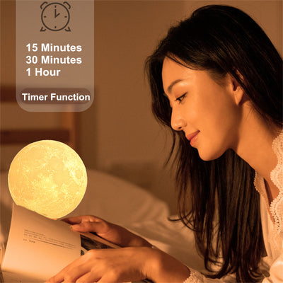 Rotating Moon Remote-Control Nightlight - Home and Galaxy