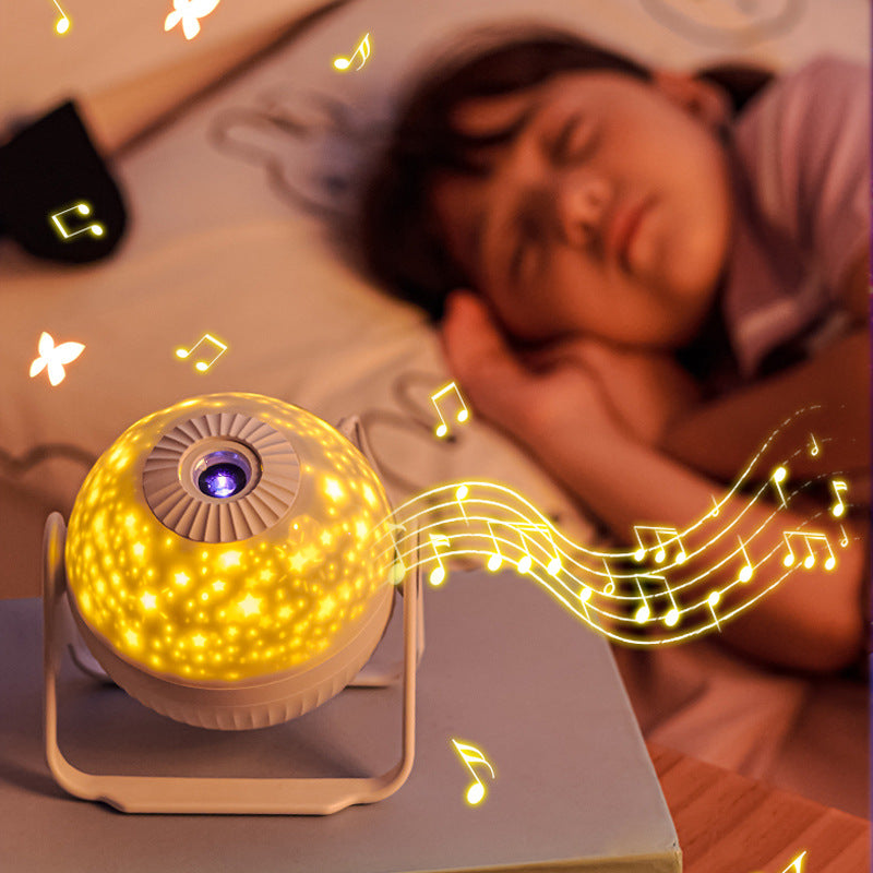 Galaxy Projector Starry Sky Projection Bedroom Bedside Night Light - Home and Galaxy