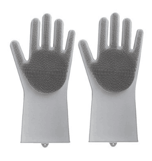 Silicone Heat-resistant Cleaning Brush Scrubbing Gloves - Home and Galaxy