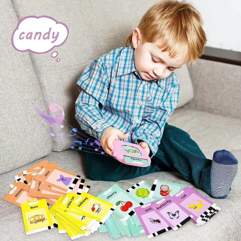 Talking Flash Cards Montessori Reading Toy - Home and Galaxy