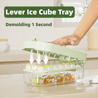 High-Capacity Grid Ice Cube Tray - Home and Galaxy