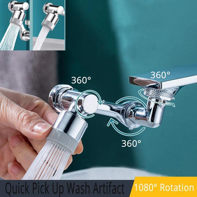 Universal 1080 Multifunction Swivel Faucet Aerator Faucet Extender - Home and Galaxy