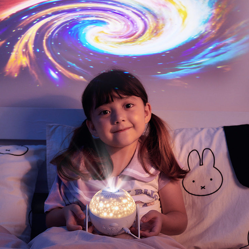 Galaxy Projector Starry Sky Projection Bedroom Bedside Night Light - Home and Galaxy