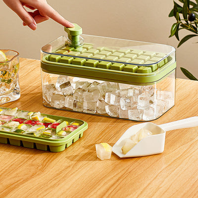 One-button Press Type Ice Cube Maker - Home and Galaxy