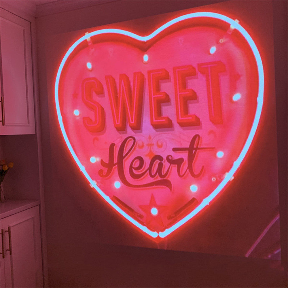 Sweet Heart Projector Lamp - Home and Galaxy