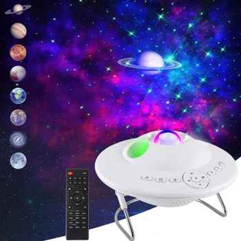 Galaxy Projector UFO Shape Led Star Projector / 8 Planets - Home and Galaxy