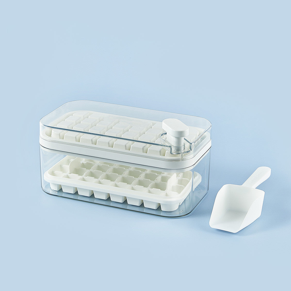 One-button Press Type Ice Cube Maker - Home and Galaxy