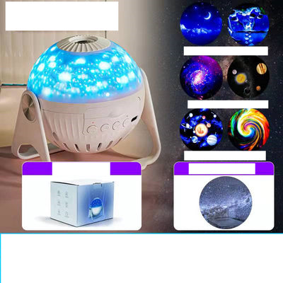 Galaxy Projector Starry Sky Projection Bedroom Bedside Night Light - Home and Galaxy