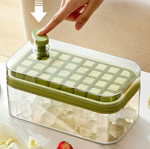 One-button Press Type Ice Cube Maker - Home and Galaxy